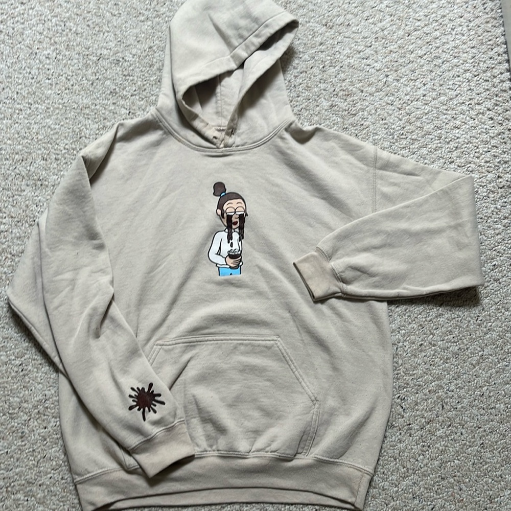 Emma Chamberlin coffee tears hoodie